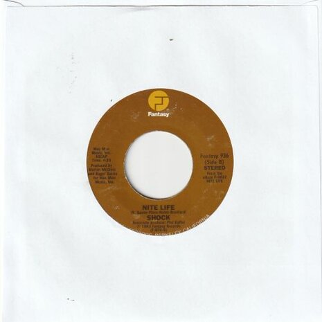 Shock - Waitin' On Your Love + Nite Life (Vinylsingle)