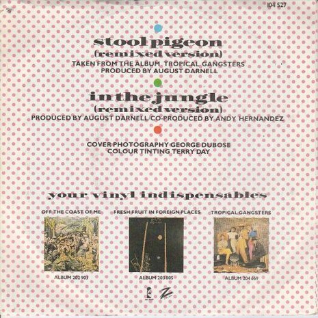 Kid Creole & the Coconuts - Stool pigeon + In the jungle (Vinylsingle)