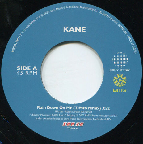 Kane - Rain Down On Me (Tiesto Remix) + (original) (Vinylsingle)