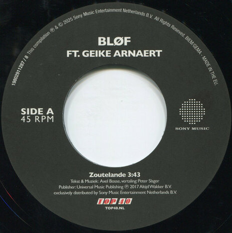 Blof ft. Geike Arnaert - Zoutelande + Zoutelande (Vinylsingle)