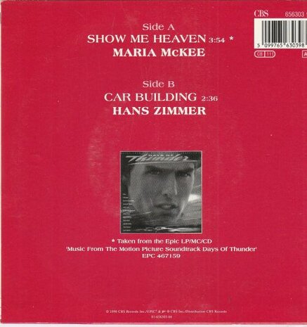 Maria McKee / Hans Zimmer - Show me heaven + Car building (Vinylsingle)