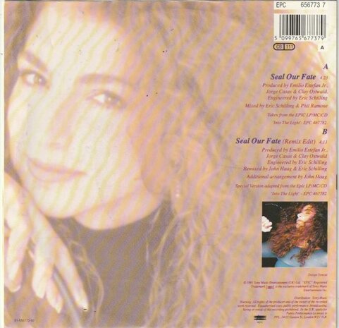 Gloria Estefan - Seal our fate + (remix edit) (Vinylsingle)