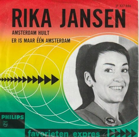 Rika Jansen - Amsterdam huilt + Er is maar een Amsterdam (Vinylsingle)