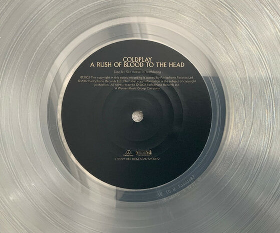 COLDPLAY - A RUSH OF BLOOD TO THE HEAD -COLOURED- (Vinyl LP)