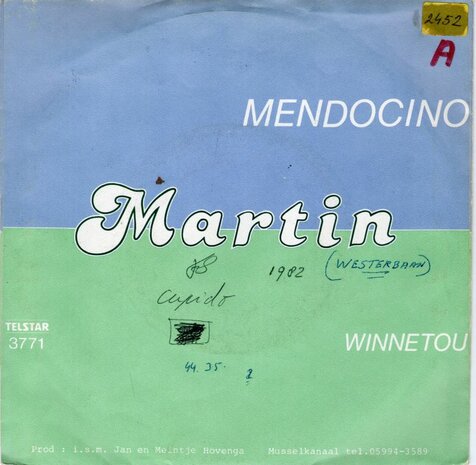 Martin - Mendocino + Winnetou (Vinylsingle)