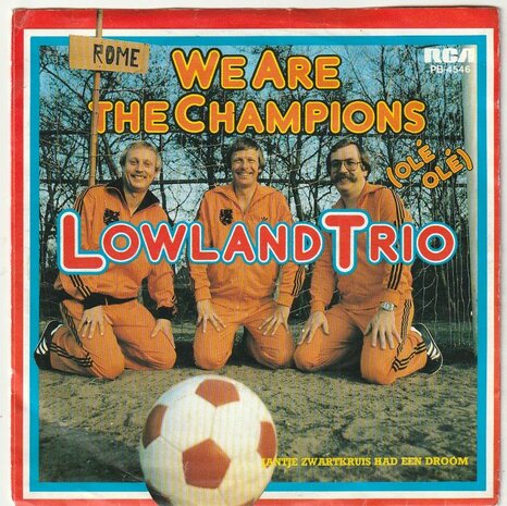 Lowland Trio - We are the champions + Jantje zwartkruis (Vinylsingle)