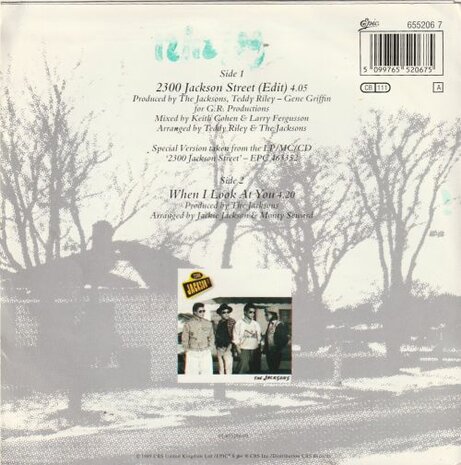 Jacksons - 2300 Jackson street + When I look at you (Vinylsingle)