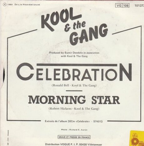Kool & the Gang - Celebration + Morning star (Vinylsingle)