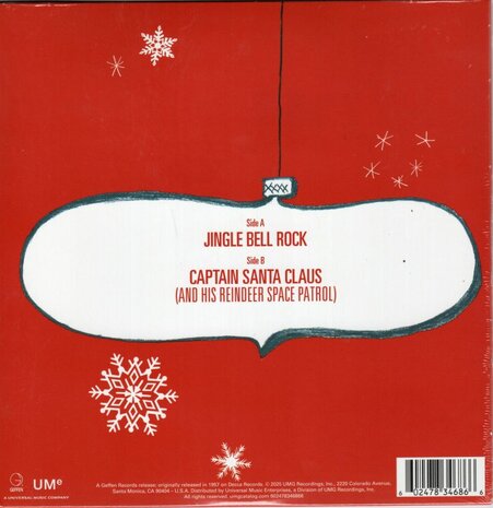 Bobby Helms - Jingle Bell Rock + Captain Santa Claus (Vinylsingle)