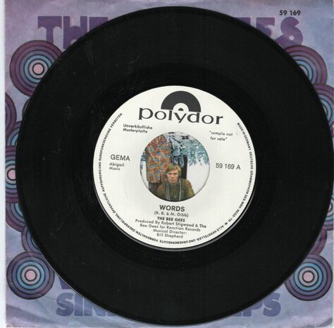 Bee Gees - Words + Sinking ships (Vinylsingle)