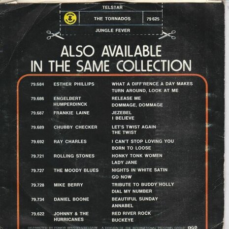 Tornados - Telstar + Jungle fever (Vinylsingle)