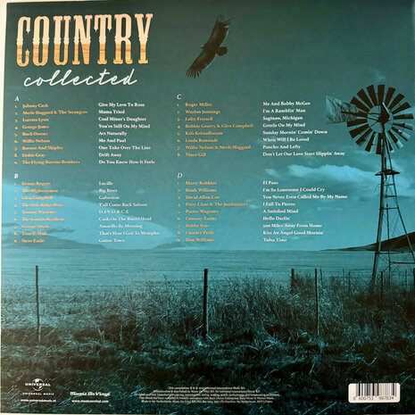 VARIOUS - COUNTRY COLLECTED -COLOURED (Vinyl LP)