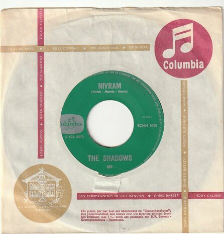 Shadows - Guitar Tango + Nivram (Vinylsingle)