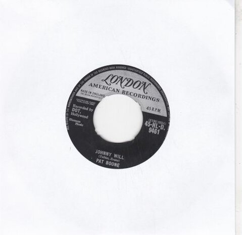 Pat Boone - Johhny Will + Just let me dream (Vinylsingle)