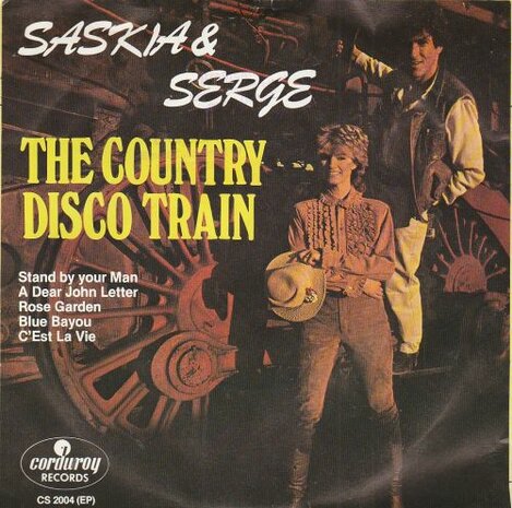 Saskia & Serge - Country disco train + Goodbye Las Vegas (Vinylsingle)