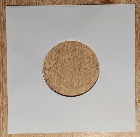 100 stuks Wit Papieren Hoezen voor vinylsingles (High Quality) -  (Vinylaccessoires)