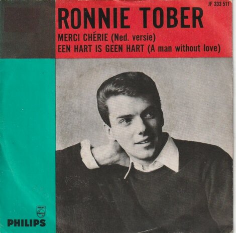 Ronnie Tober - Merci Cherie  + Een Hart Is Geen Hart (Vinylsingle)