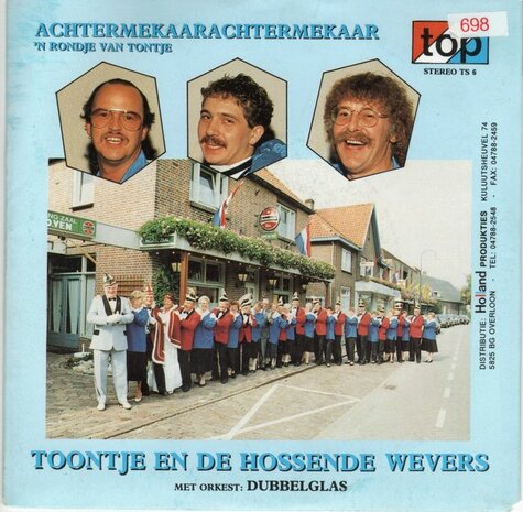 Toontje En De Hossende Wevers - Achtermekaarachtermekaar + 'N Rondje Van Toontje (Vinylsingle)