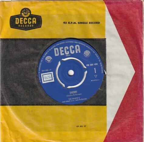 Fouryo's - Sherry + Smoorverliefd op en meisje (Vinylsingle)