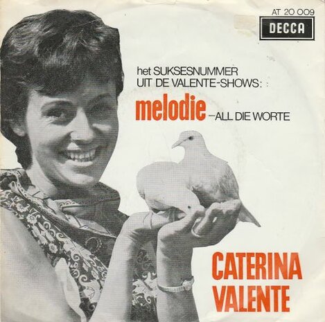 Caterina Valente - Melodie + All die worte (Vinylsingle)