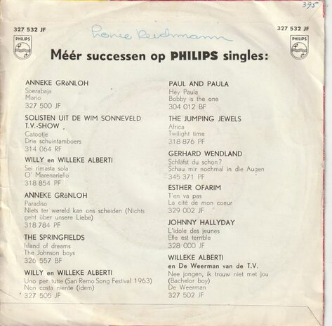 Anneke Gronloh - Het leven kan mooi zijn + Cimeroni (Vinylsingle)