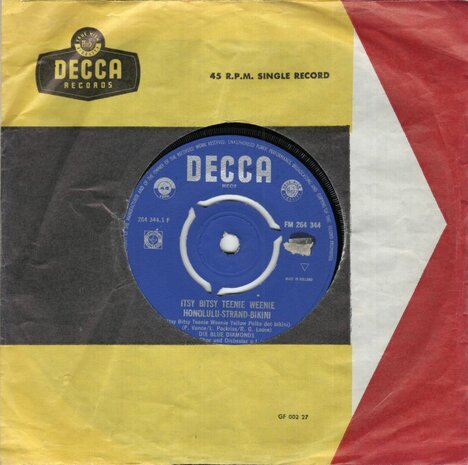 Blue Diamonds - Itsy bitsy teenie weenie + Simba-Jo (Vinylsingle)