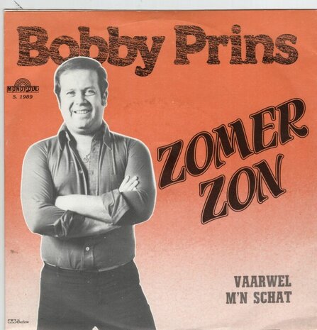 Bobby Prins - Zomerzon + Vaarwel m'n schat (Vinylsingle)