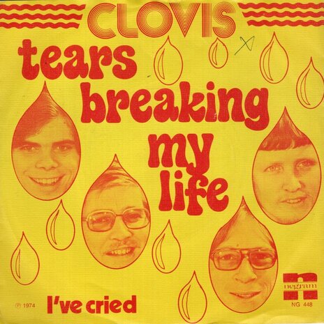 Clovis - Tears breaking my life +I've cried (Vinylsingle)