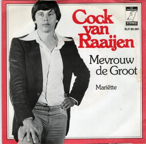 Cock van Raaijen - Mevrouw de Groot + Mariette (Vinylsingle)