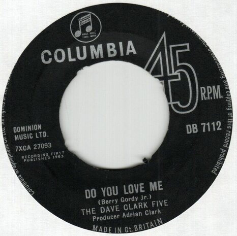 Dave Clark Five - Do you love me + Doo-dah (Vinylsingle)