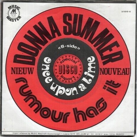 Donna Summer - Rumour has it + Once upon a time (Vinylsingle)