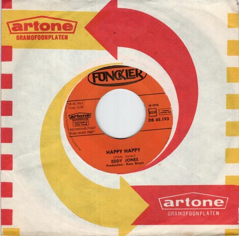 Eddy Jones - Happy Happy + My Kind Of Heaven (Vinylsingle)