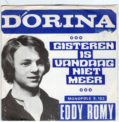 Eddy Roma - Dorina + Gisteren Is Vandaag Niet Meer (Vinylsingle)
