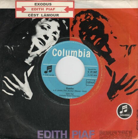 Edith Piaf - Exodus + C'est L'amour (Vinylsingle)