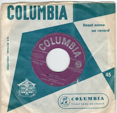 Edith Piaf - Mon dieu + Des histoires (Vinylsingle)