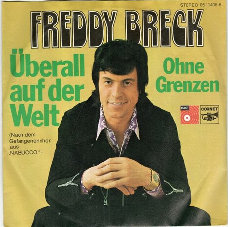 Freddy Breck - Uberall auf die welt + Ohne grenzen (Vinylsingle)