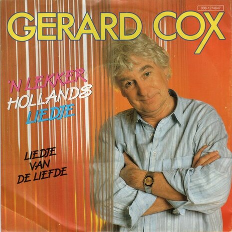 Gerard Cox - 'N lekker hollands liedje + Liedje van de liefde (Vinylsingle)