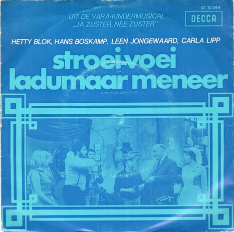 Hetty Blok & Jongewaard - Stroei-voei + Ladumaar meneer (Vinylsingle)