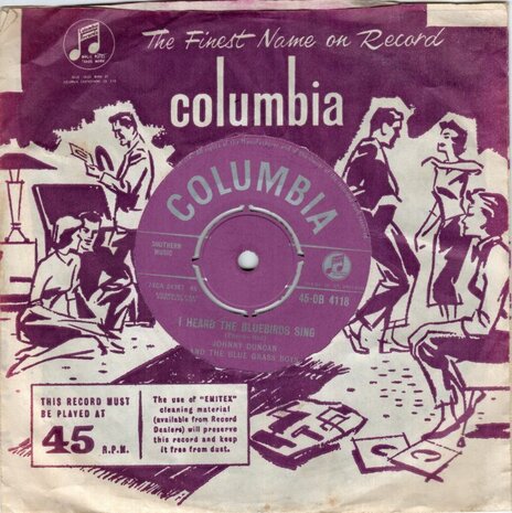 Johnny Duncan - Itching for my baby + I heard the bluebirds sing (Vinylsingle)
