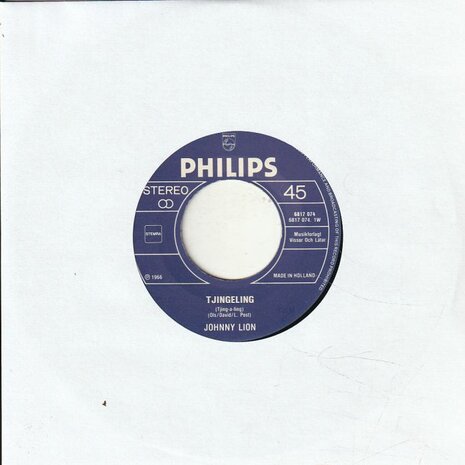 Johnny Lion - Tjingeling + Niemand weet (Vinylsingle)
