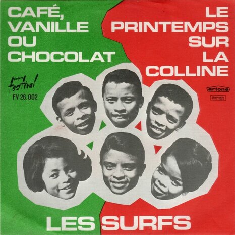 Les Surfs - Cafe vanille ou chocolat + Le printemps sur la colline (Vinylsingle)
