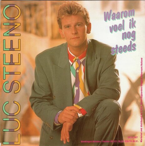 Luc Steeno - Waarom Voel Ik Nog Steeds + (Instrumentaal) (Vinylsingle)