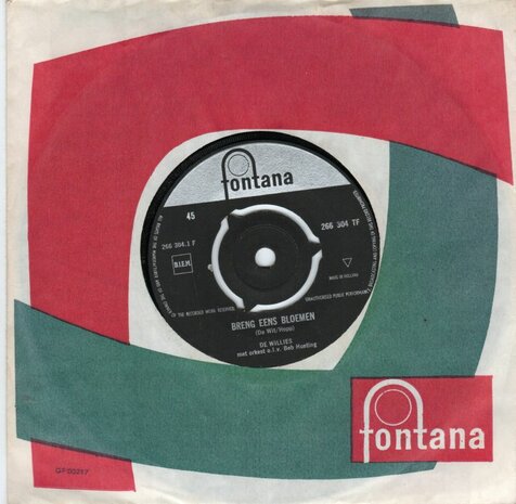 Marc Winter - Breng Eens Bloemen + Zeg Moesje (Vinylsingle)