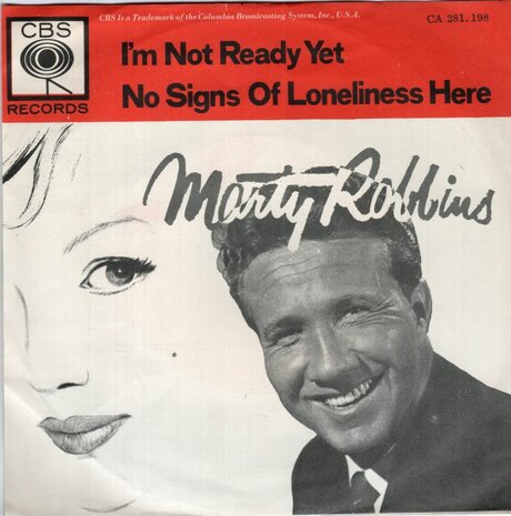 Marty Robbins - I'm Not Ready Yet + No Signs Of Loneliness Here (Vinylsingle)