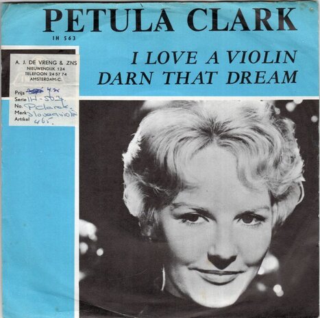 Petula Clark - I Love A Violin + Guitare Et Tambourin (Vinylsingle)