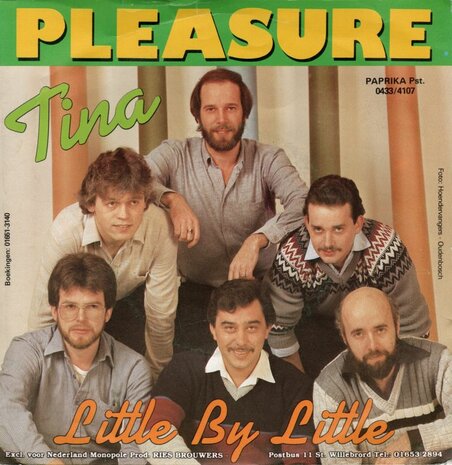 Pleasure - Tina + Little by little (Vinylsingle)