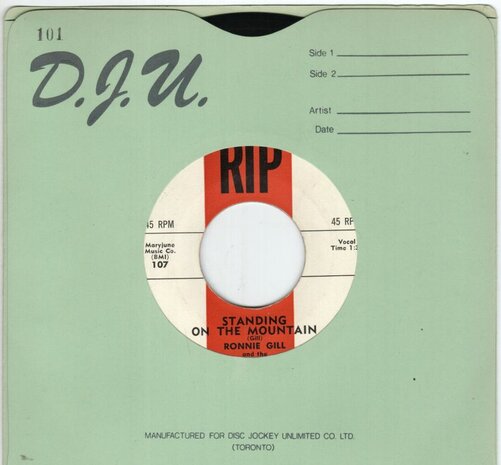 Ronnie Gill - Standing On The Mountain + Geraldine (Vinylsingle)
