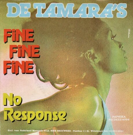 Tamara's - Fine Fine Fine + No response (Vinylsingle)