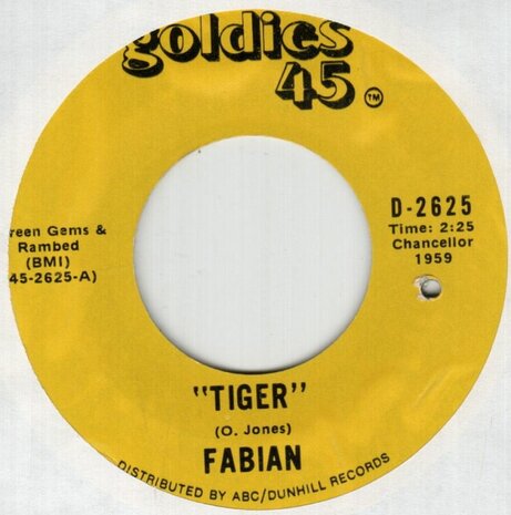Fabian - Tiger + Mighty cold (Vinylsingle)