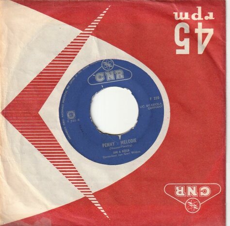 Jan & Kjeld - Tingelingeling , mein banjo singt + Penny melodie (Vinylsingle)